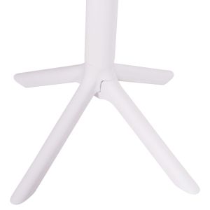 Round bar table Terrin Hm6126.11 polypropylene white Φ60x106cm.