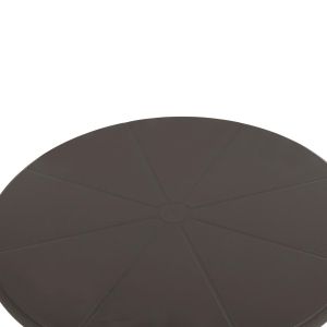 Round bar table Terrin Hm6126.15 polypropylene in dark olive green Φ60x106cm.