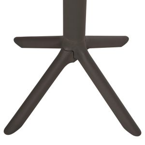 Round bar table Terrin Hm6126.15 polypropylene in dark olive green Φ60x106cm.