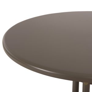 Кръгла външна маса металик в цвят шампанско D60x70hcm Hm5973,04 Lino
