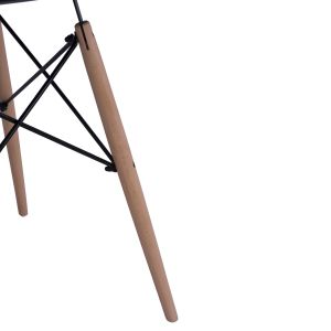 Round table Minimal Art Wood black top 60x72cm Hm0060,02
