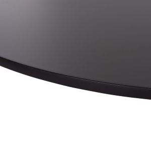 Round dining table Brolin Hm18141.02 Mdf surface - metal base - black Φ90x73cm.