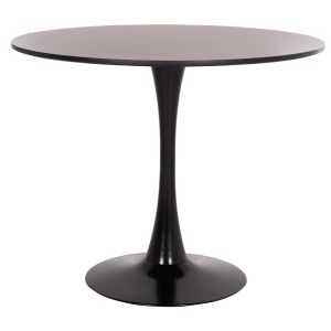 Round dining table Brolin Hm18141.02 Mdf surface - metal base - black Φ90x73cm.