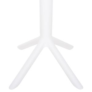 Round polypropylene table Terrin white D61x77hcm Hm6124