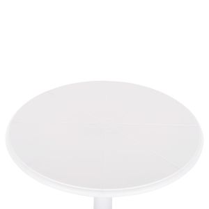 Round polypropylene table Terrin white D61x77hcm Hm6124