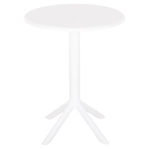 Round polypropylene table Terrin white D61x77hcm Hm6124