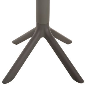 Round polypropylene table Terrin olive green D60x75hcm Hm6124