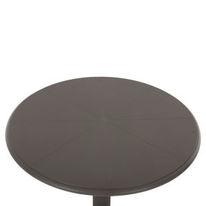 Round polypropylene table Terrin olive green D60x75hcm Hm6124