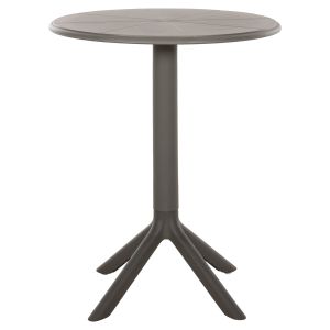 Round polypropylene table Terrin olive green D60x75hcm Hm6124