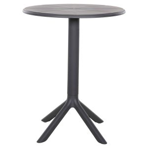 Round polypropylene table Terrin gray D61x77hcm Hm6124