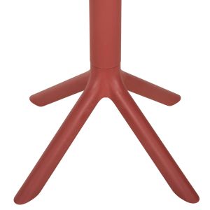 Round polypropylene table Terrin red D61x77hcm Hm6124