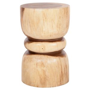 Round side table Bello Naturally Hm9900 solid soar in natural color D29x45hcm
