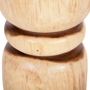 Round side table Bello Naturally Hm9900 solid soar in natural color D29x45hcm