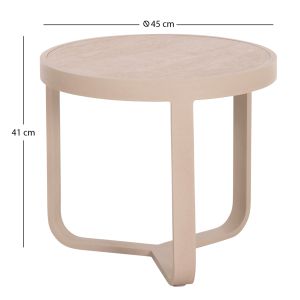Devious round side table