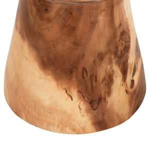 Round side table Mamba Hm9901 solid wood in natural color D30x46hcm