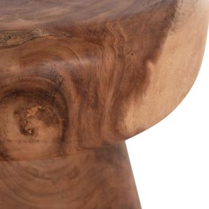 Round side table Cupre Hm9793.11 solid Suar wood - natural color Φ40x45hcm.