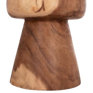 Round side table Cupre Hm9793.11 solid Suar wood - natural color Φ40x45hcm.