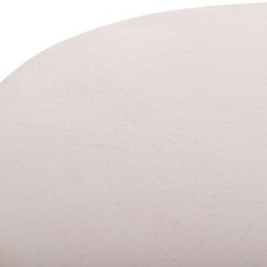 Round side table Delia Hm18167.02 fiber cement white rattan Φ40x45cm.