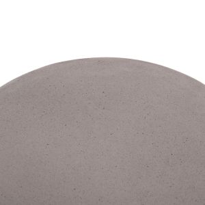 Round side table Delia Hm18167.03 fiber cement gray rattan Φ40x45cm.