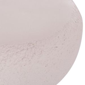 Кръгла табуретка Interon Santorini Hm18171.02 фиброцимент в бяло - Φ34x39всм.