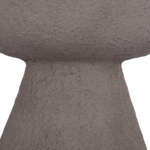 Кръгла табуретка Interon Santorini Hm18171.03 фибро цимент в сиво -- Φ34x39в см.
