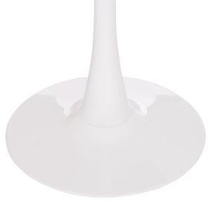 Round dining table Brolin Hm18141.01 Mdf board - metal base - white Φ90x73cm.