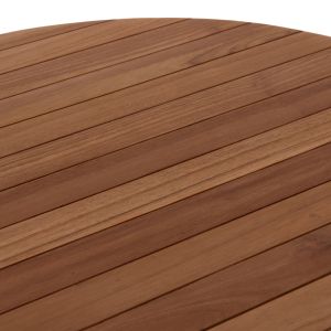 Round dining table Dante Hm6379 teak wood Φ80x75hcm.