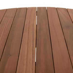 Round dining table Dante Hm6379 teak wood Φ80x75hcm.