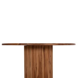 Round dining table Roder Hm9896 teak - top 3 cm thick - Φ130x79.5hcm.