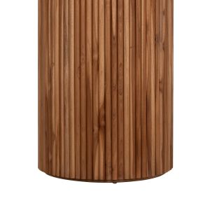 Round dining table Roder Hm9896 teak - top 3 cm thick - Φ130x79.5hcm.