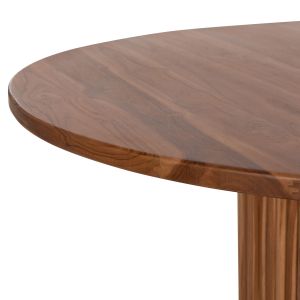 Round dining table Roder Hm9896 teak - top 3 cm thick - Φ130x79.5hcm.
