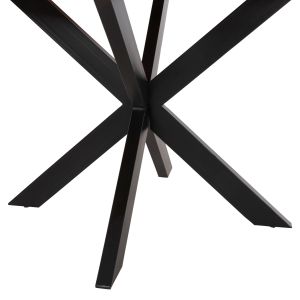 Round dining table Montana Superior solid wood top-acacia natural 4cm Φ150χ79hcm Hm9904