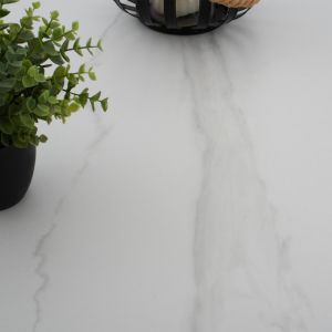 Round dining table technical stone with metal legs Hm9309,02