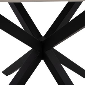 Round dining table technical stone with metal legs Hm9309,02