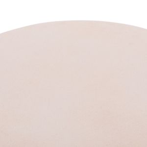 Round coffee table Allan Hm18162.02 fiber cement in light beige - Φ92x49in cm.