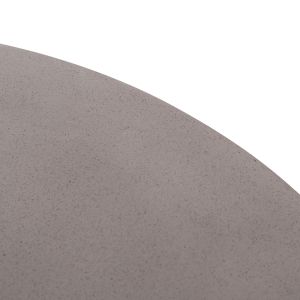 Round coffee table Anna Santorini Hm18158.03 fiber cement in gray -- Φ92x44.5 cm.