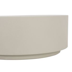 Round coffee table Kyoko Hm6579.02 beige fiber cement Φ90x34hcm