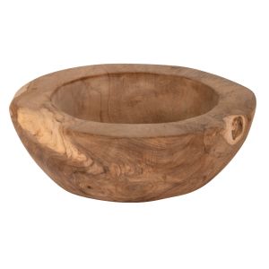 Купа Yoki от тиково дърво, D19x6,5cm Hm9626