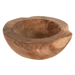 Купа Yoki от тиково дърво, D19x6,5cm Hm9626