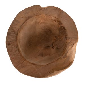 Купа Yoki от тиково дърво, D19x6,5cm Hm9626