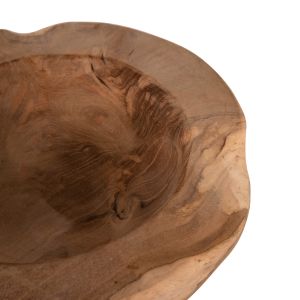 Купа Yoki от тиково дърво, D19x6,5cm Hm9626