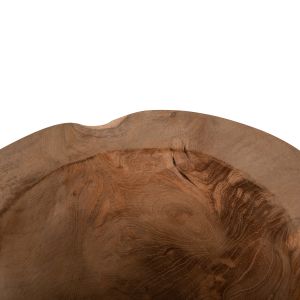 Купа Yoki от тиково дърво, D19x6,5cm Hm9626
