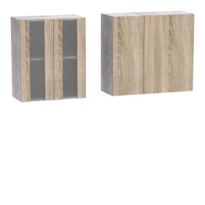Kitchen module Festa �ii melamine in sonoma color 140x60x85cm