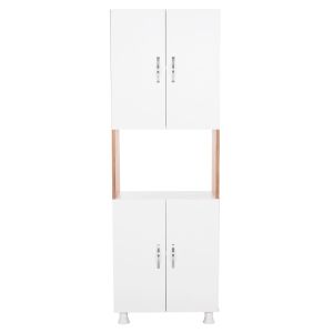 Кухненски шкаф Rad Hm18196.04 меламин в натурален цвят-бяло 55,5x32x165hcm.