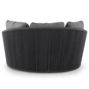 Кушетка серия Lorien Sm6413.02 алуминиеви въжеви възглавници, синьо 163x158.5x82h