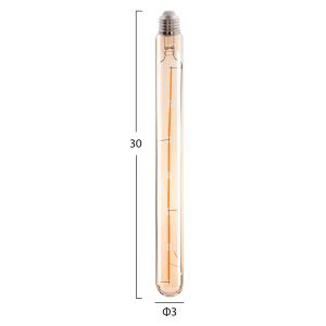 ЛАМПА LED HM4190 LED FILAMENT 6W E27 3000K GOLD DIMMABLE
