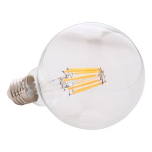 Led lamp ημ4049 Globo with filament 12w E27 3000k Clear