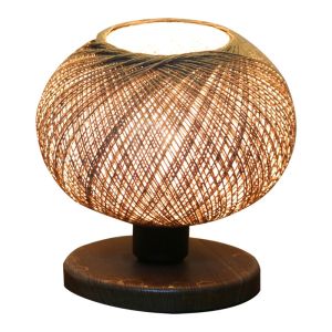 Table lamp Povilia beige-black D20x30cm