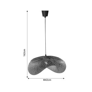 Ceiling lamp Lighty bamboo boho style D42x162cm