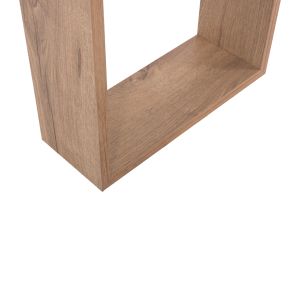 Lantern Hm7608.03 with Mdf base, sonoma color and beige shade D38x140hcm